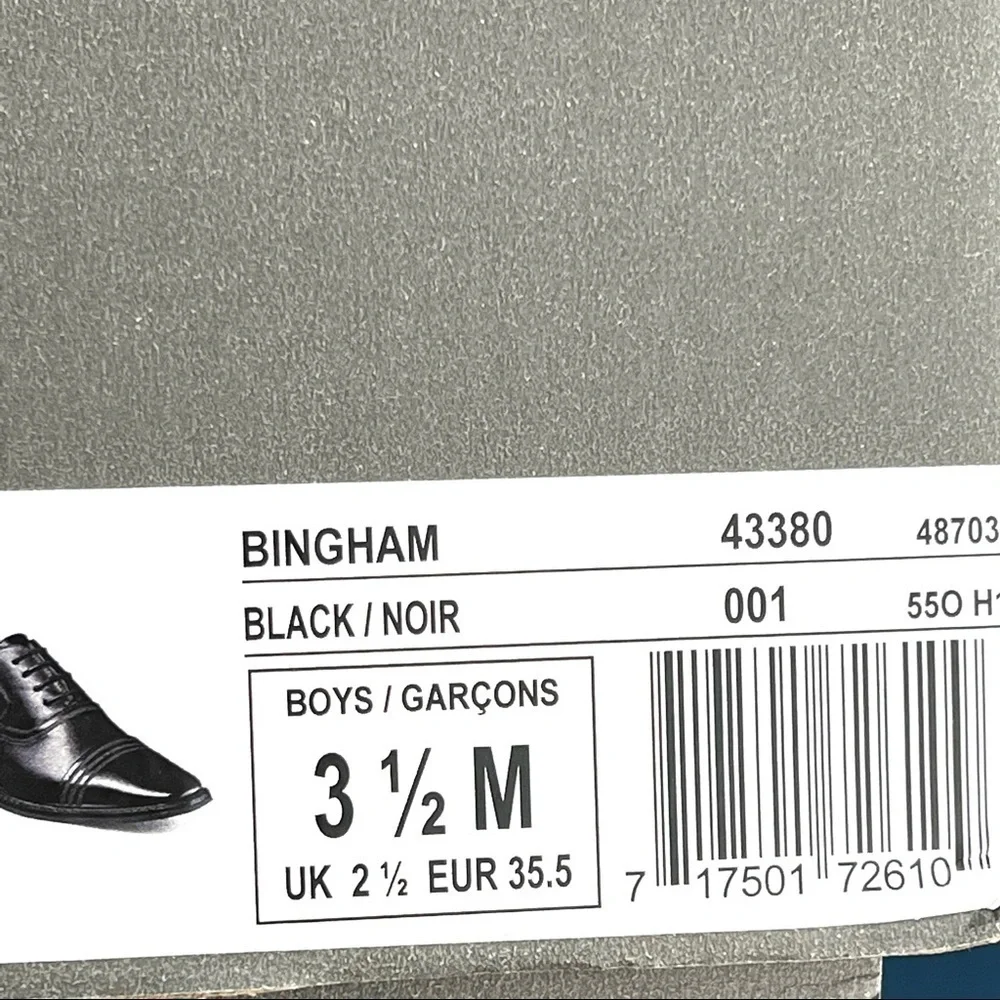 Stacy Adams Boy's Bingham Cap Toe Oxford